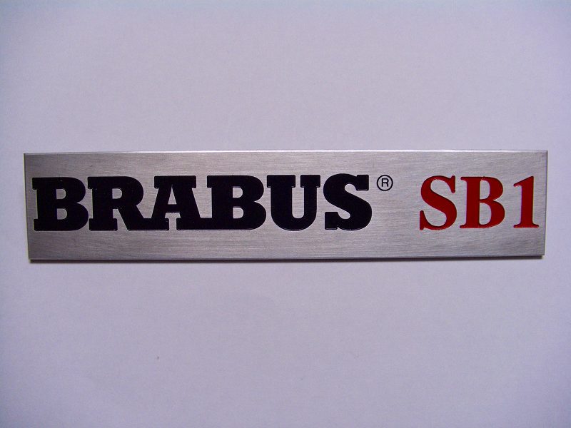 Targhetta SB1 Brabus