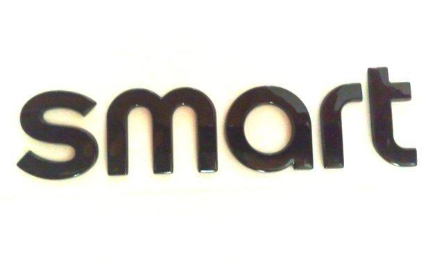 Smart Logo Puerta Trasera Negro